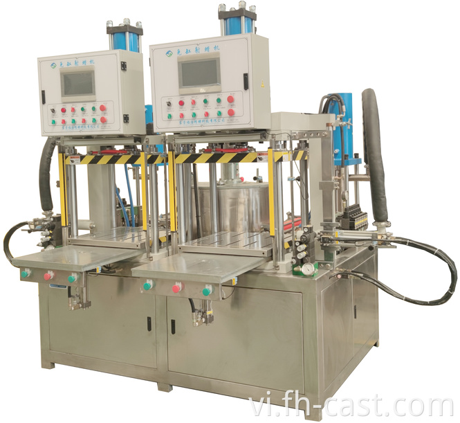 Máy phun sáp hòa tan trong nước hai cột hai cột Double-station four-column type 16T water soluble wax injection machine